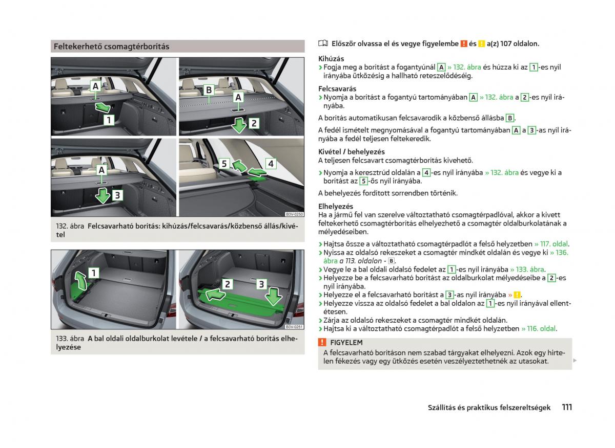 Skoda Superb III 3 Kezelesi utmutato / page 114