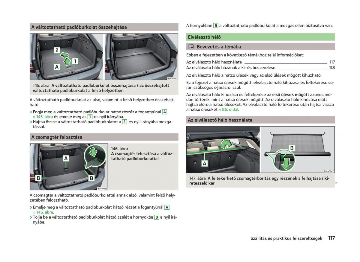 Skoda Superb III 3 Kezelesi utmutato / page 120