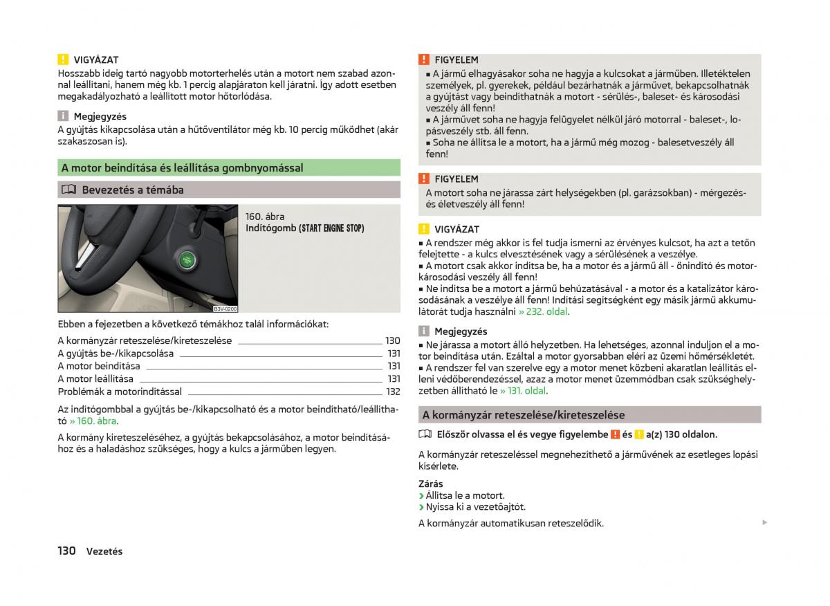 Skoda Superb III 3 Kezelesi utmutato / page 133