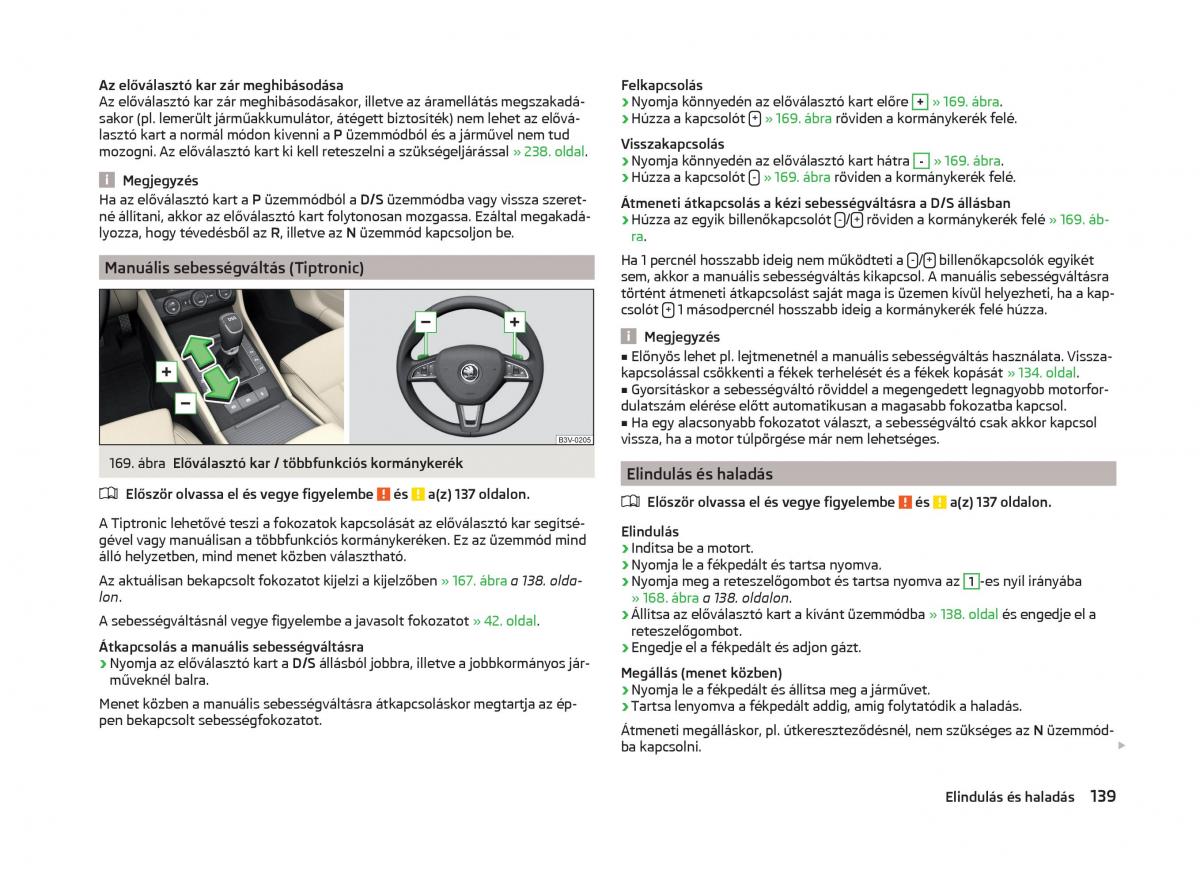 Skoda Superb III 3 Kezelesi utmutato / page 142