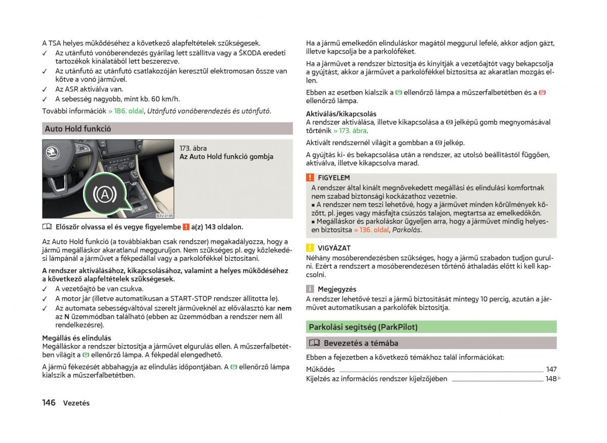 Skoda Superb III 3 Kezelesi utmutato / page 149