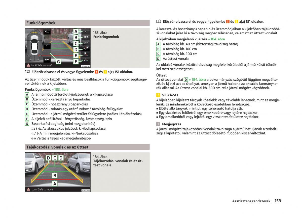 Skoda Superb III 3 Kezelesi utmutato / page 156