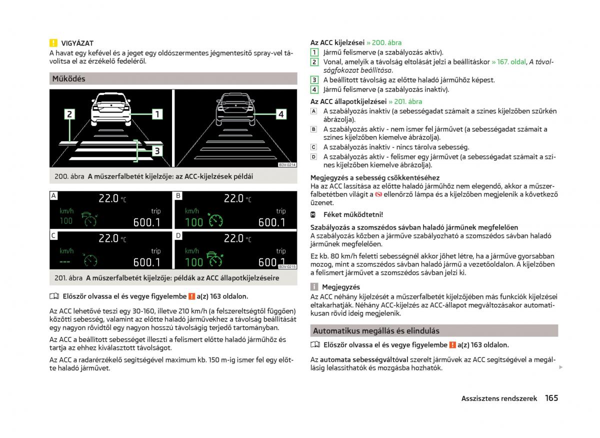 Skoda Superb III 3 Kezelesi utmutato / page 168