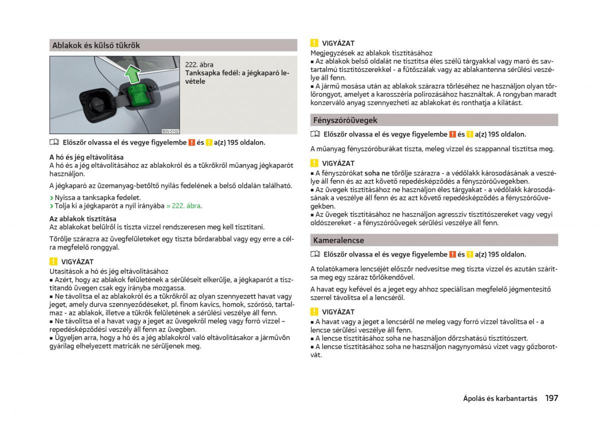 Skoda Superb III 3 Kezelesi utmutato / page 200