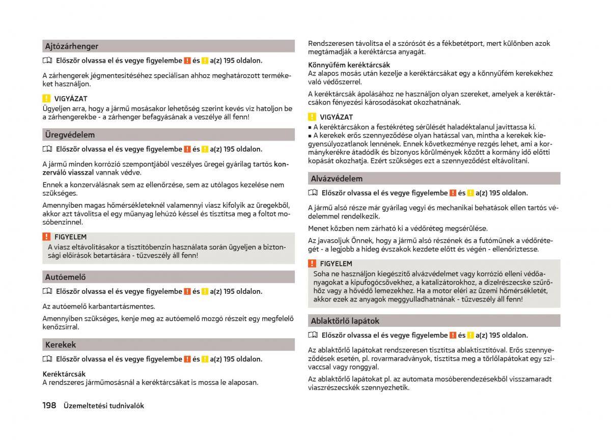 Skoda Superb III 3 Kezelesi utmutato / page 201