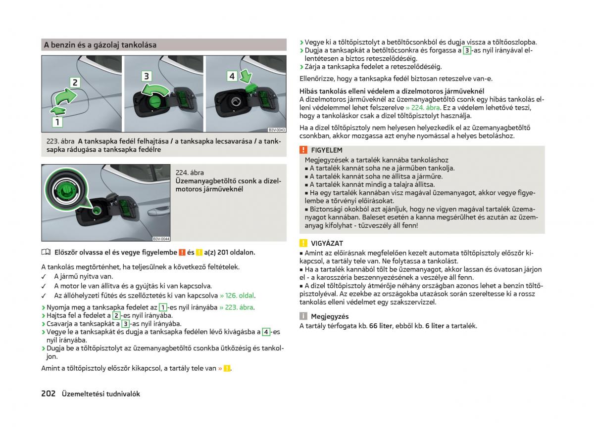 Skoda Superb III 3 Kezelesi utmutato / page 205