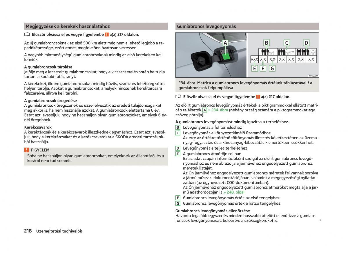 Skoda Superb III 3 Kezelesi utmutato / page 221