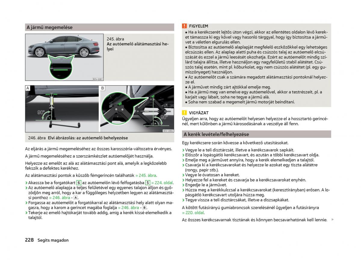 Skoda Superb III 3 Kezelesi utmutato / page 231