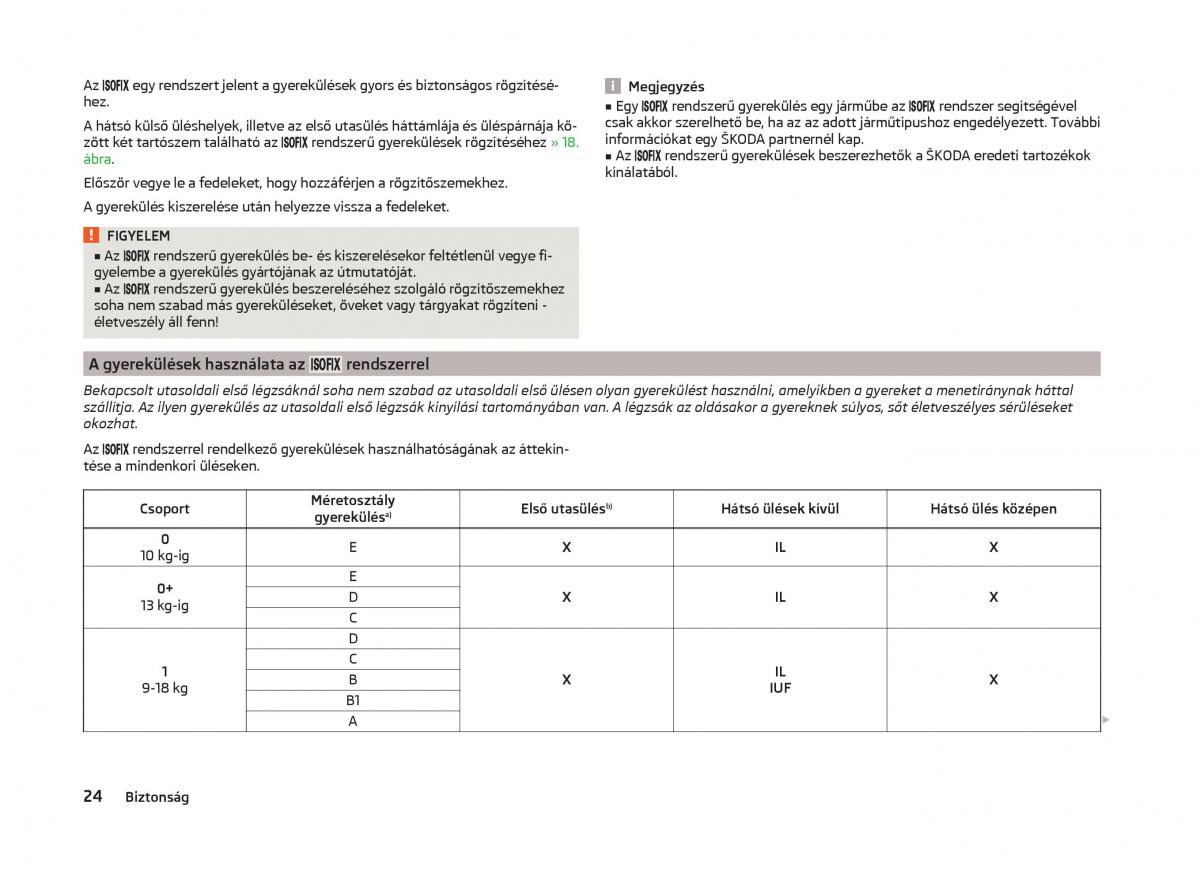 Skoda Superb III 3 Kezelesi utmutato / page 27