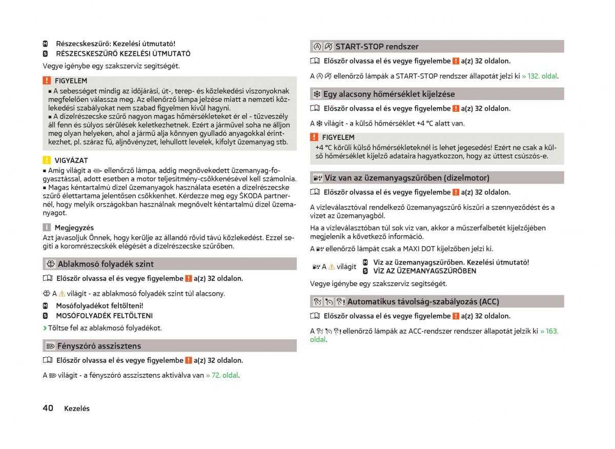 Skoda Superb III 3 Kezelesi utmutato / page 43