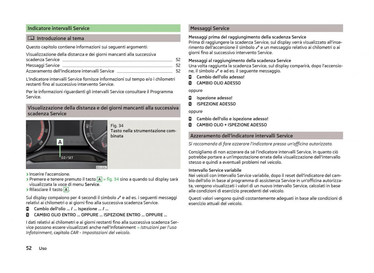 Skoda Superb III 3 manuale del proprietario / page 55