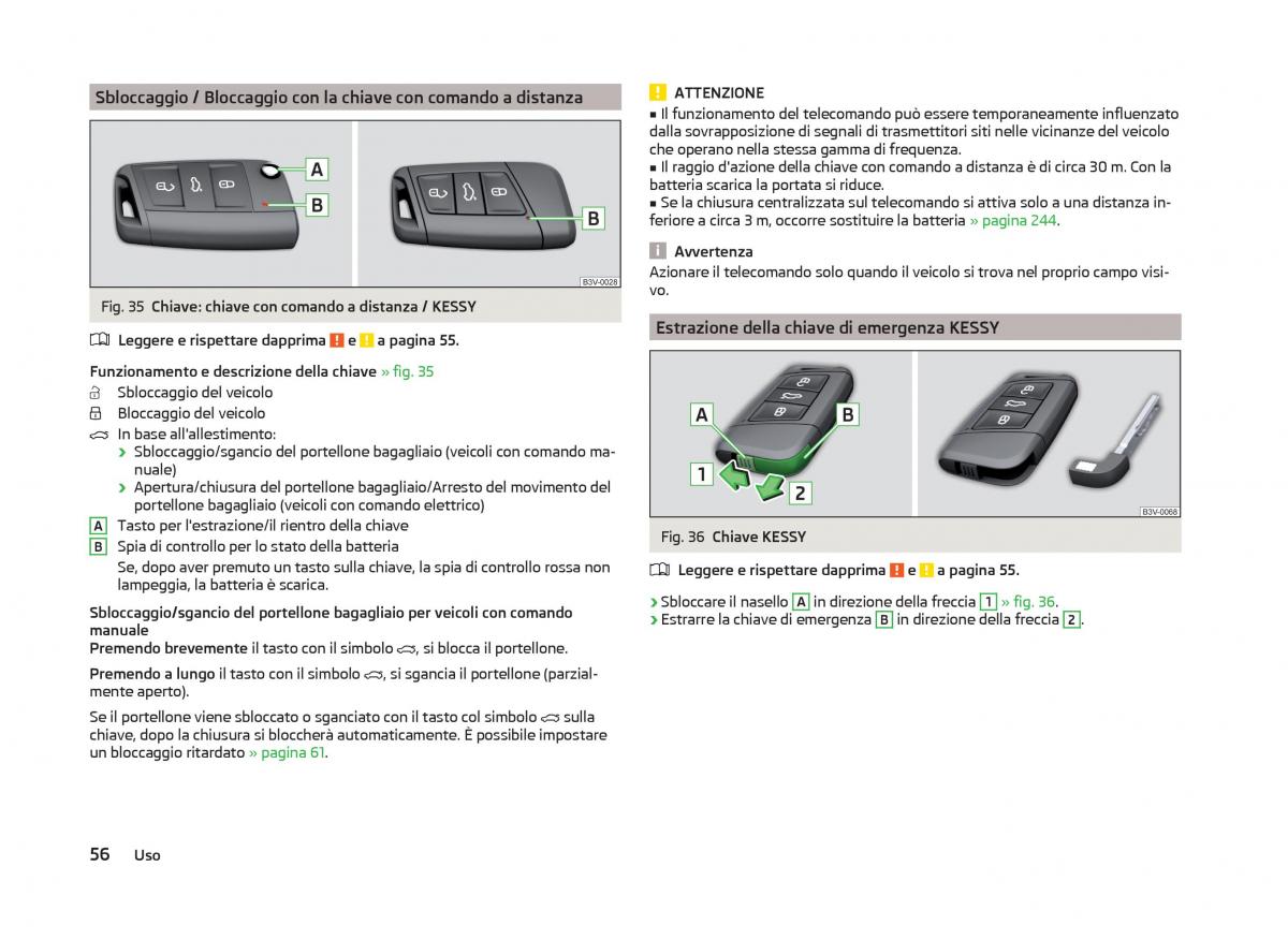 Skoda Superb III 3 manuale del proprietario / page 59