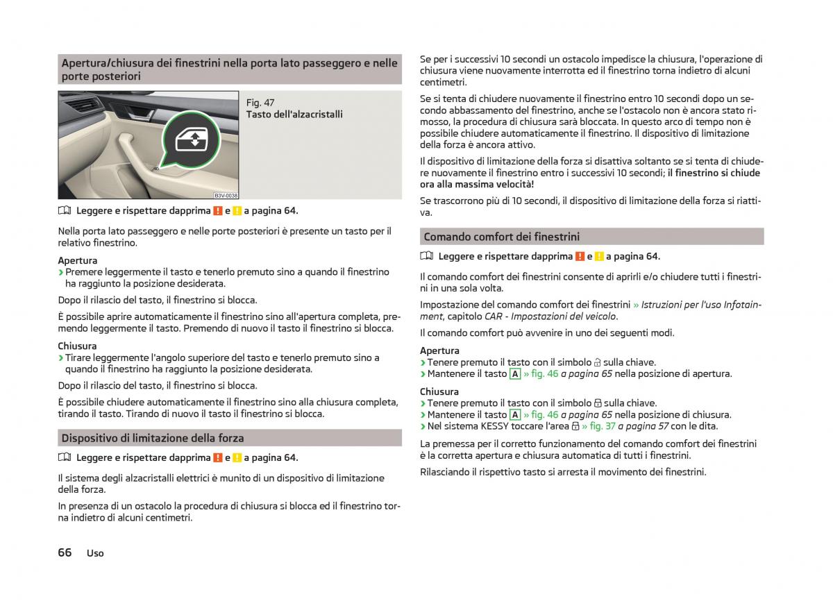 Skoda Superb III 3 manuale del proprietario / page 69