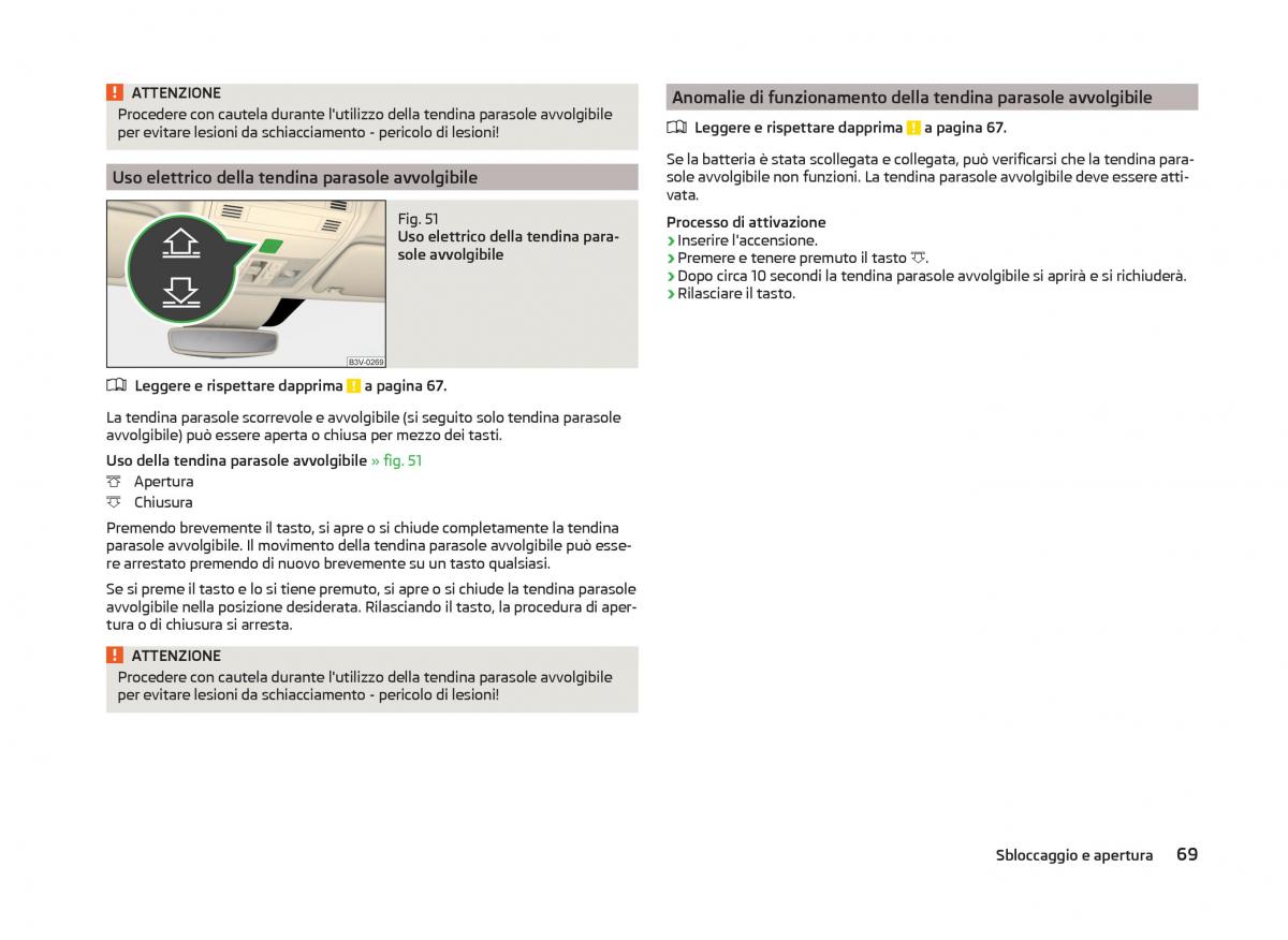 Skoda Superb III 3 manuale del proprietario / page 72