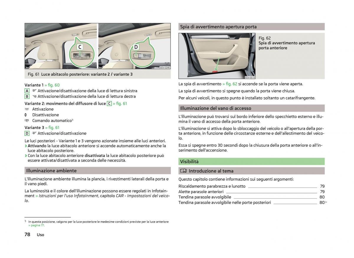 Skoda Superb III 3 manuale del proprietario / page 81