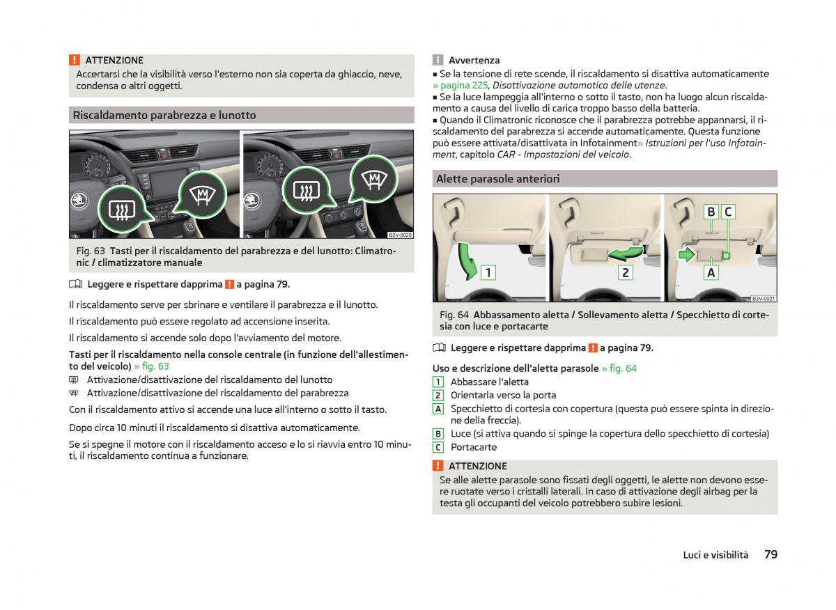 Skoda Superb III 3 manuale del proprietario / page 82