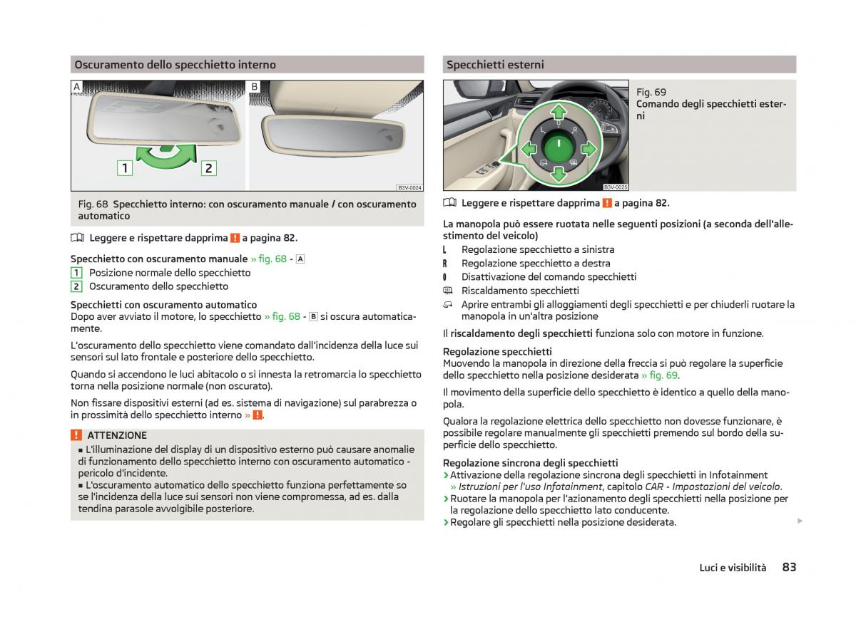 Skoda Superb III 3 manuale del proprietario / page 86