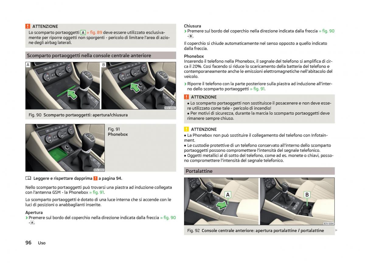 Skoda Superb III 3 manuale del proprietario / page 99