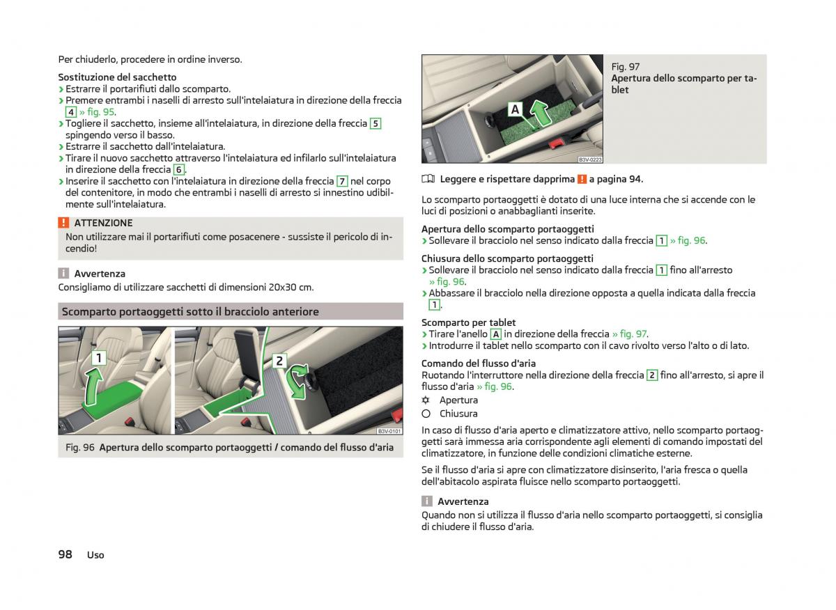 Skoda Superb III 3 manuale del proprietario / page 101