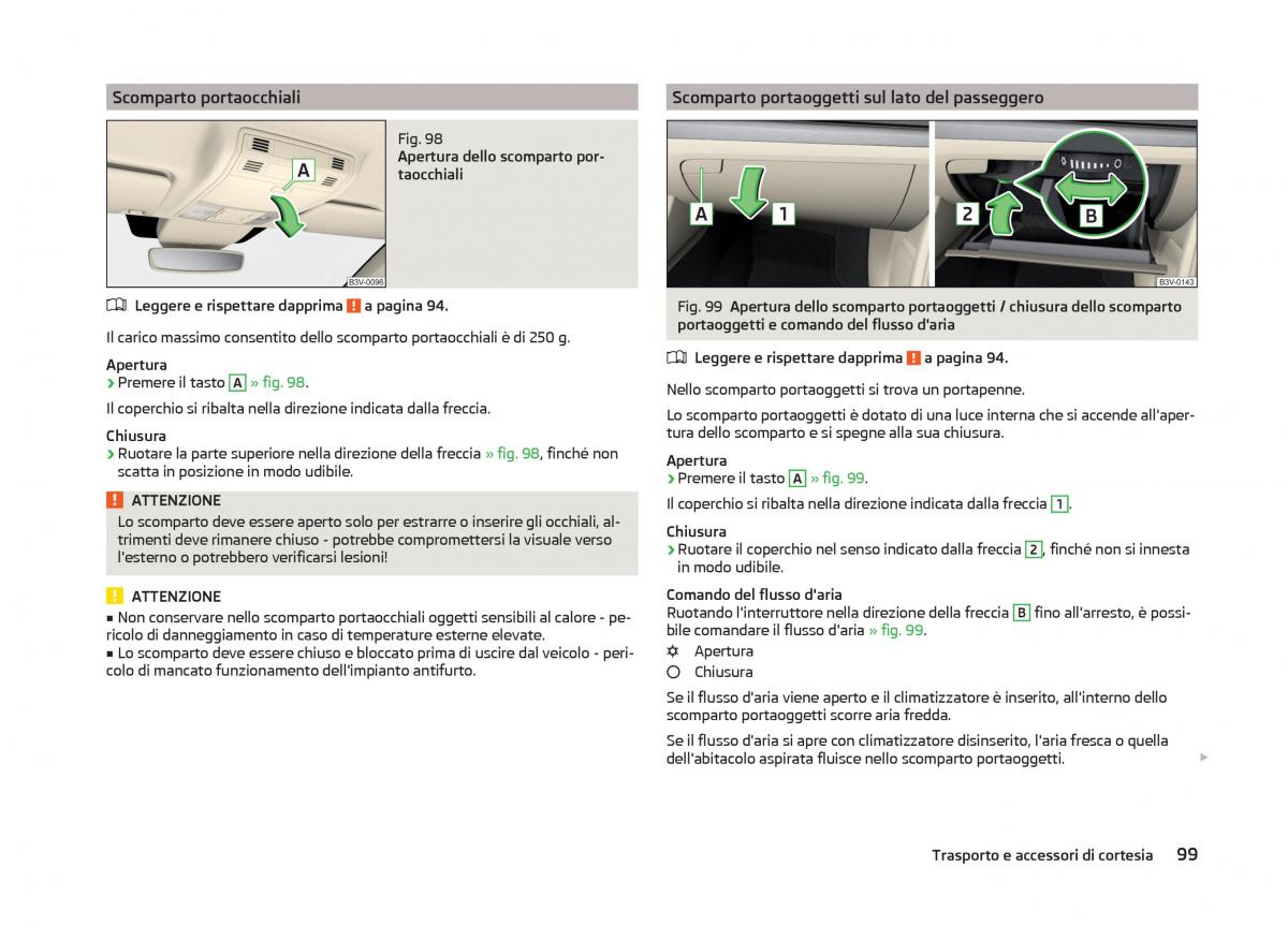 Skoda Superb III 3 manuale del proprietario / page 102