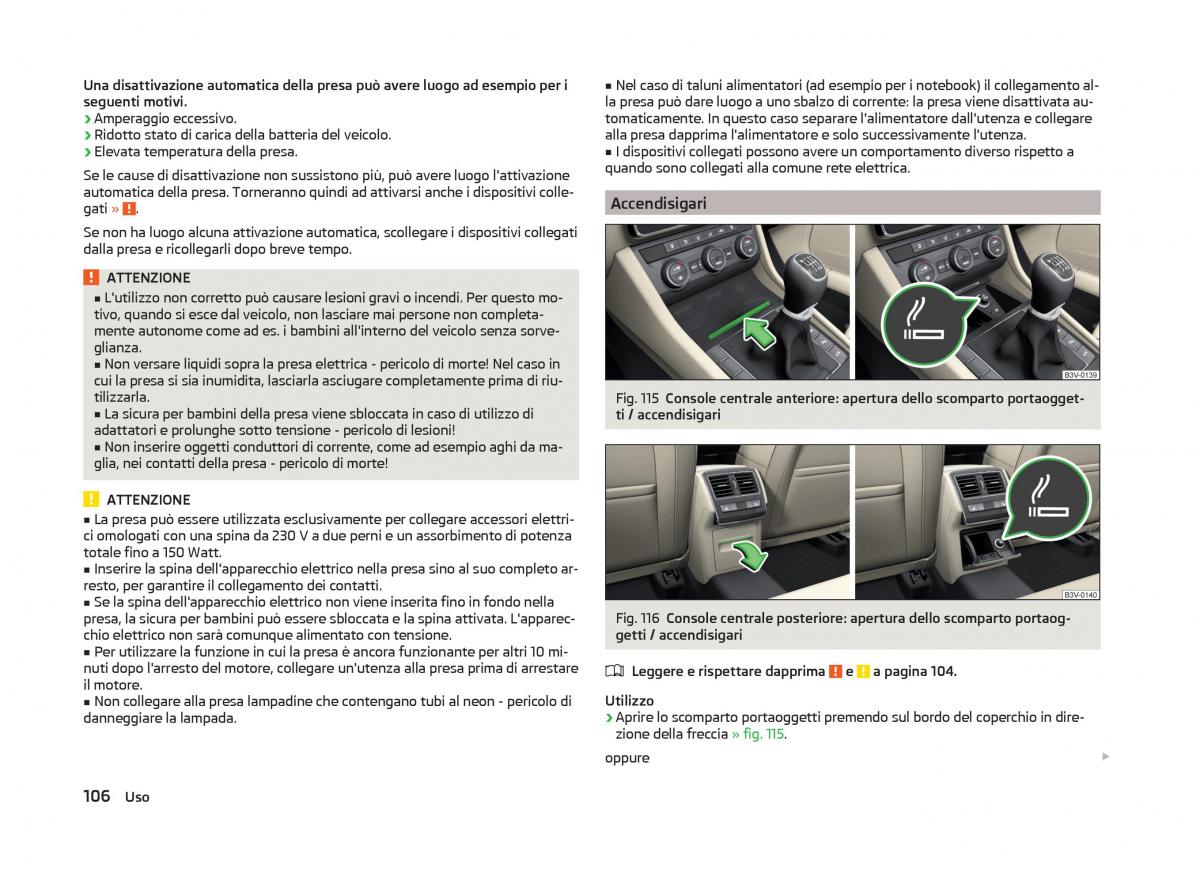 Skoda Superb III 3 manuale del proprietario / page 109