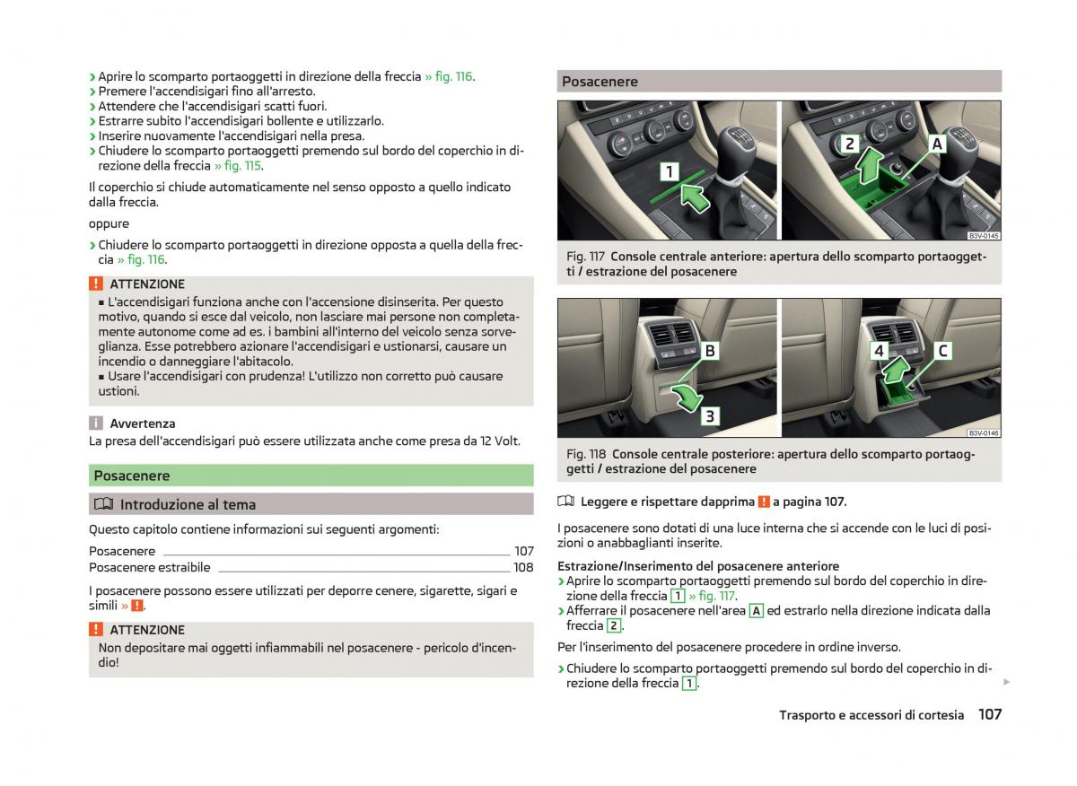 Skoda Superb III 3 manuale del proprietario / page 110