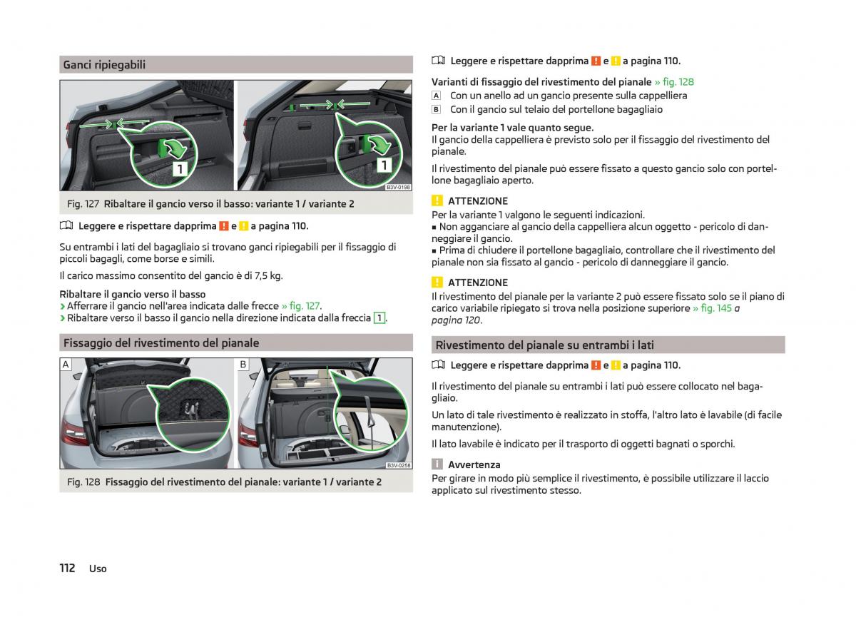 Skoda Superb III 3 manuale del proprietario / page 115