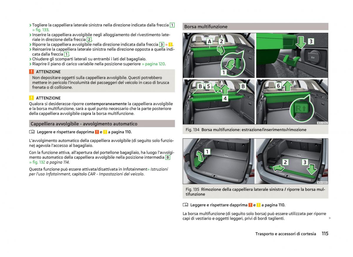 Skoda Superb III 3 manuale del proprietario / page 118