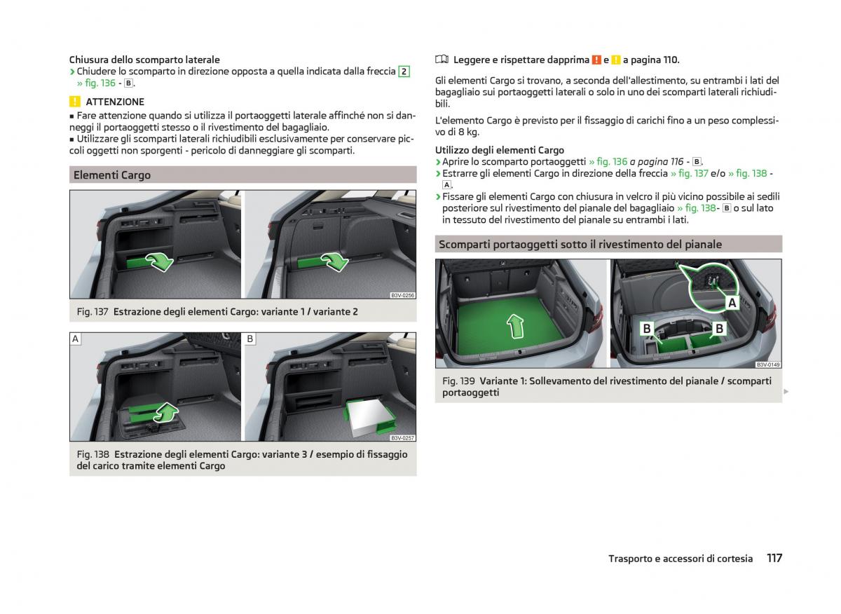 Skoda Superb III 3 manuale del proprietario / page 120