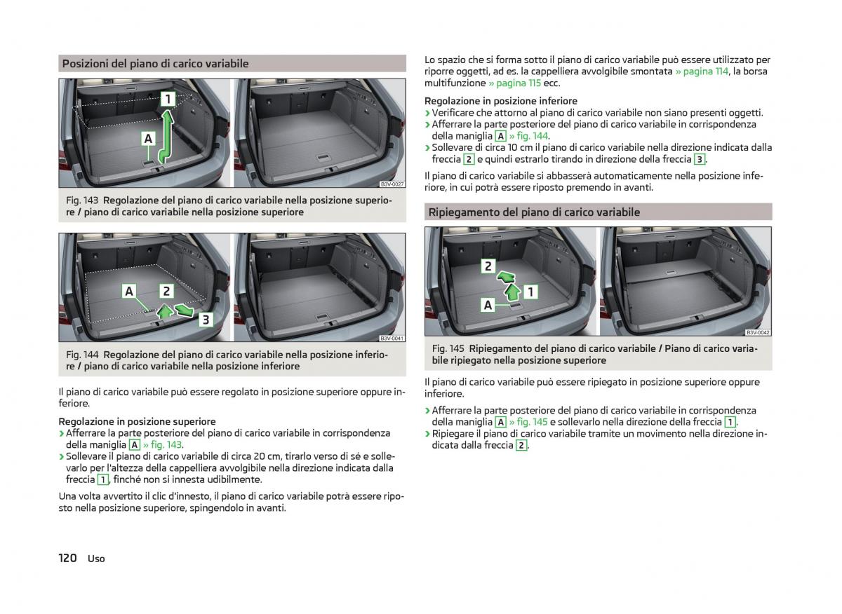 Skoda Superb III 3 manuale del proprietario / page 123