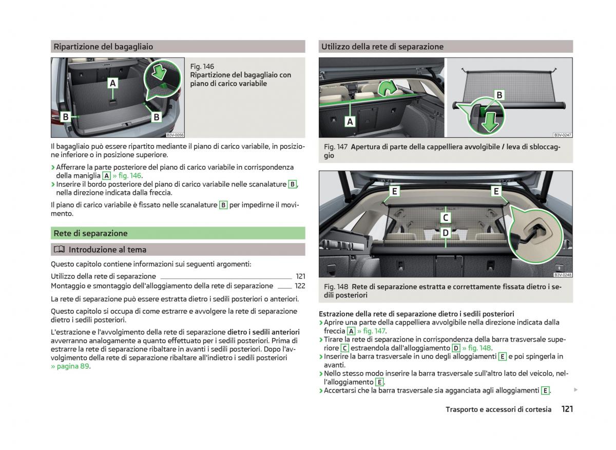 Skoda Superb III 3 manuale del proprietario / page 124