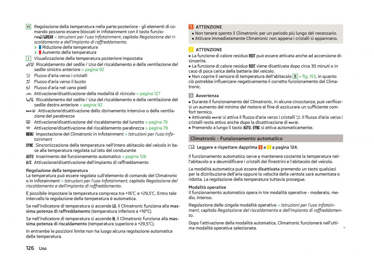 Skoda Superb III 3 manuale del proprietario / page 129