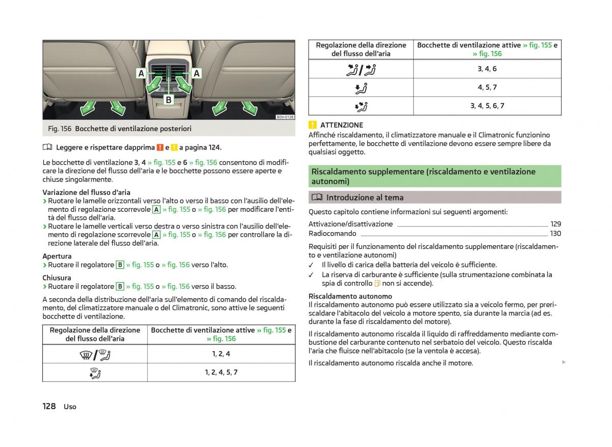 Skoda Superb III 3 manuale del proprietario / page 131