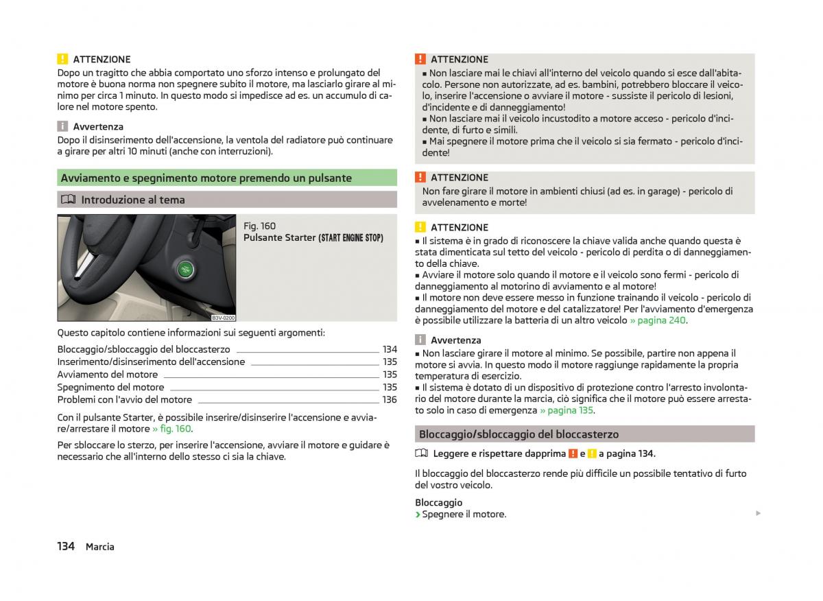 Skoda Superb III 3 manuale del proprietario / page 137