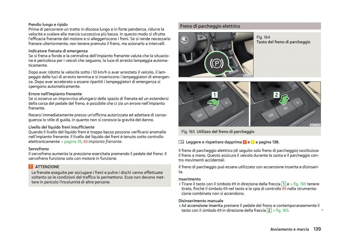 Skoda Superb III 3 manuale del proprietario / page 142