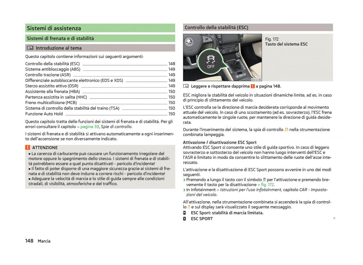 Skoda Superb III 3 manuale del proprietario / page 151