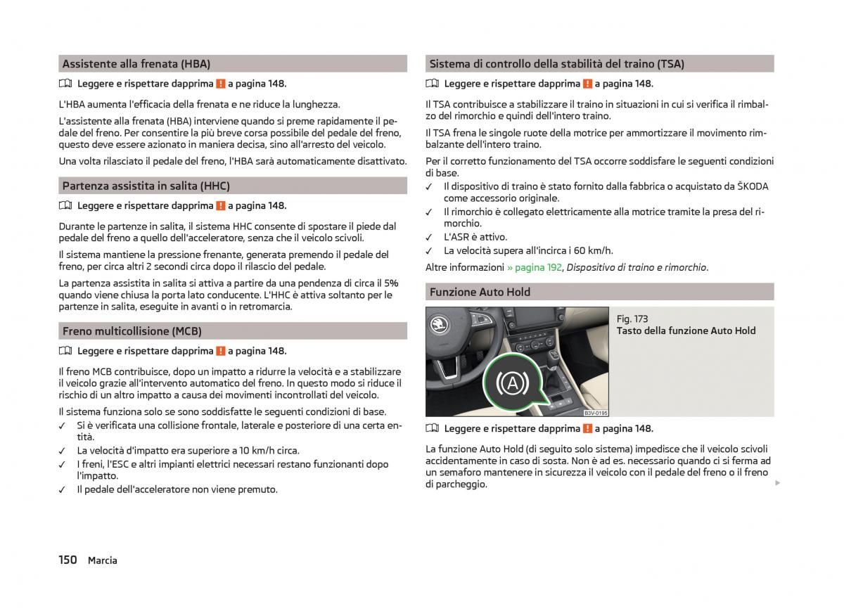 Skoda Superb III 3 manuale del proprietario / page 153