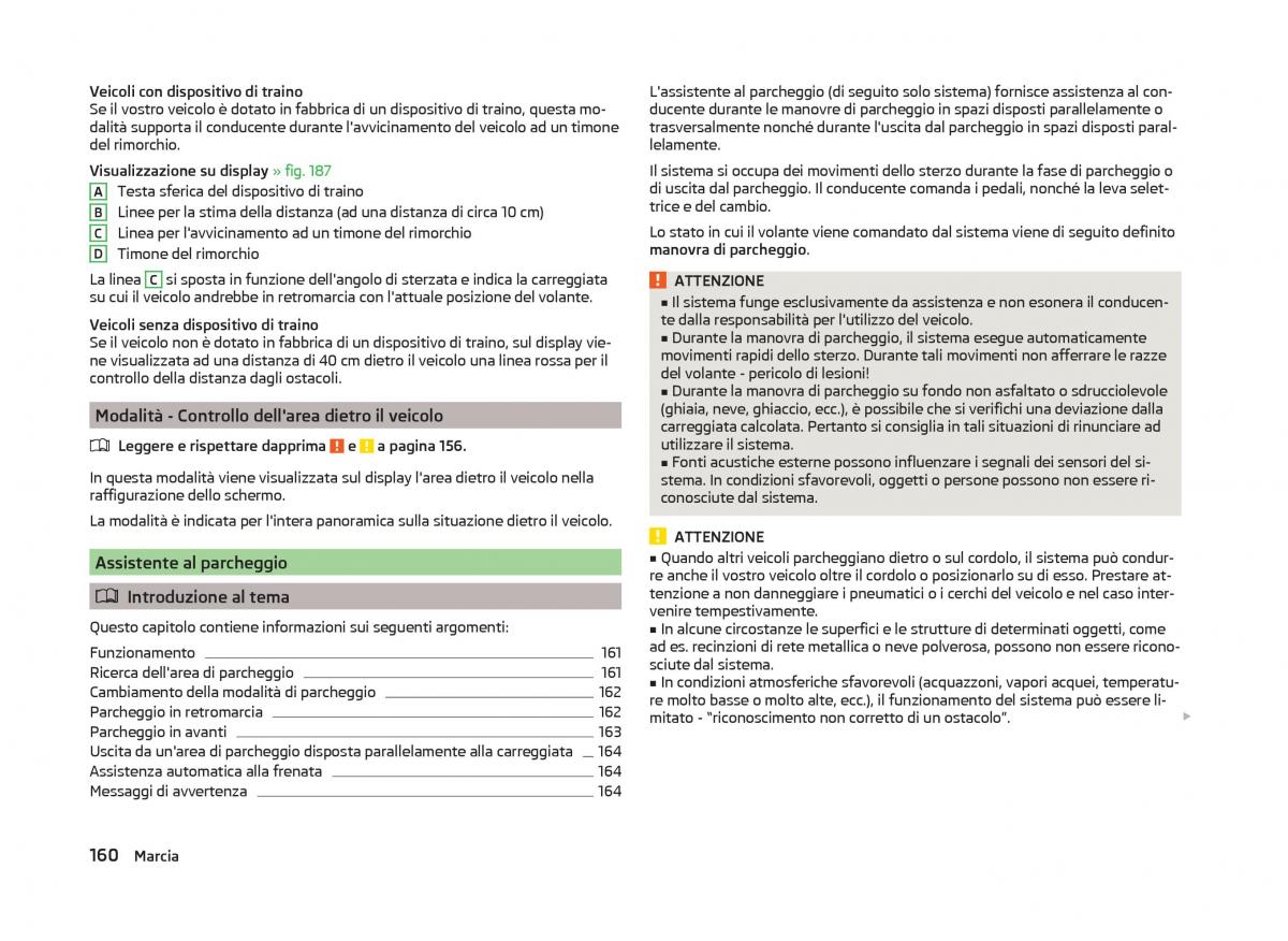 Skoda Superb III 3 manuale del proprietario / page 163