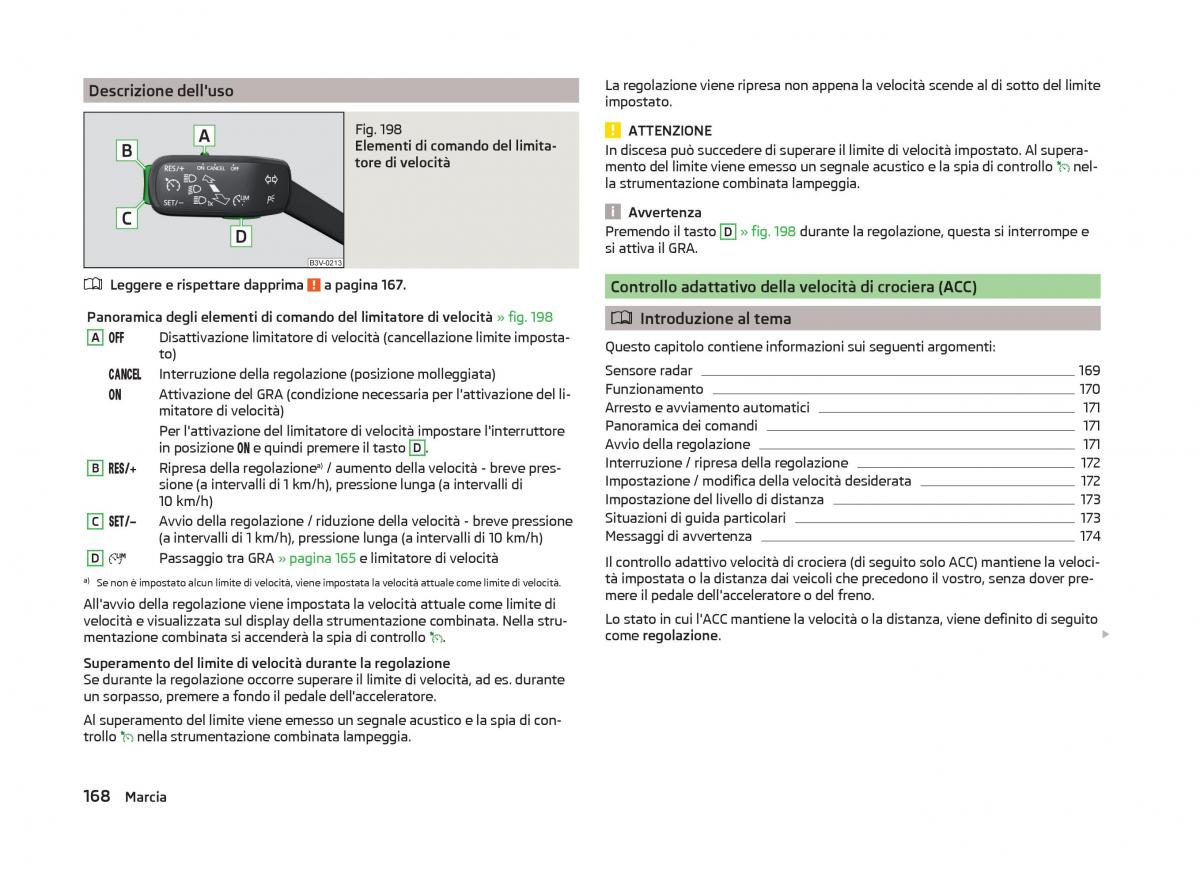 Skoda Superb III 3 manuale del proprietario / page 171