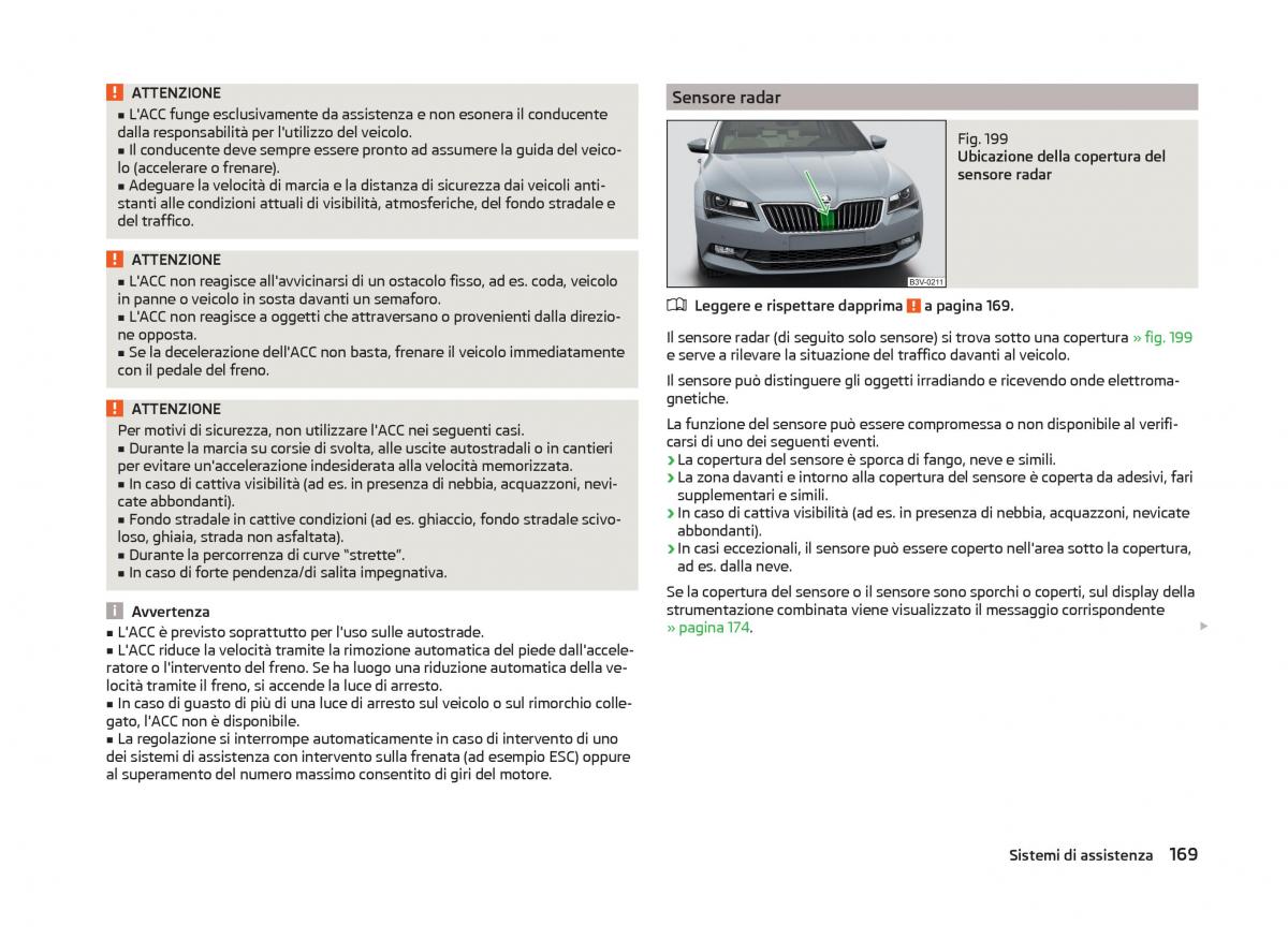 Skoda Superb III 3 manuale del proprietario / page 172