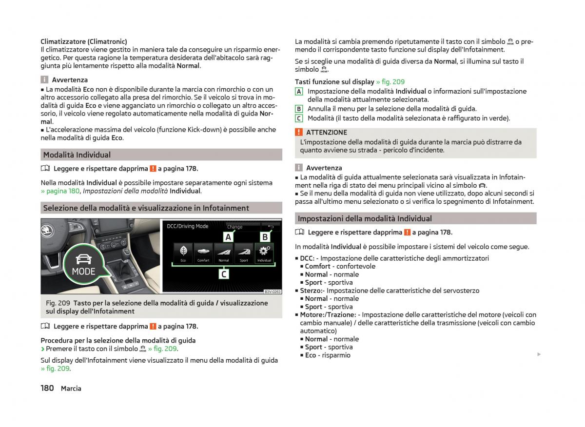 Skoda Superb III 3 manuale del proprietario / page 183