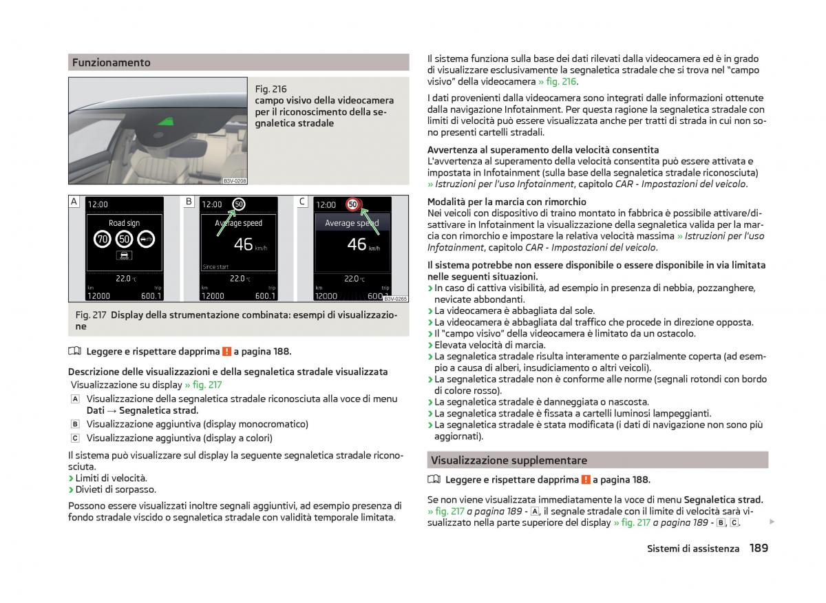 Skoda Superb III 3 manuale del proprietario / page 192