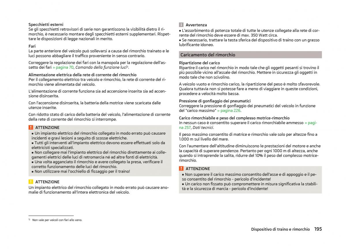 Skoda Superb III 3 manuale del proprietario / page 198