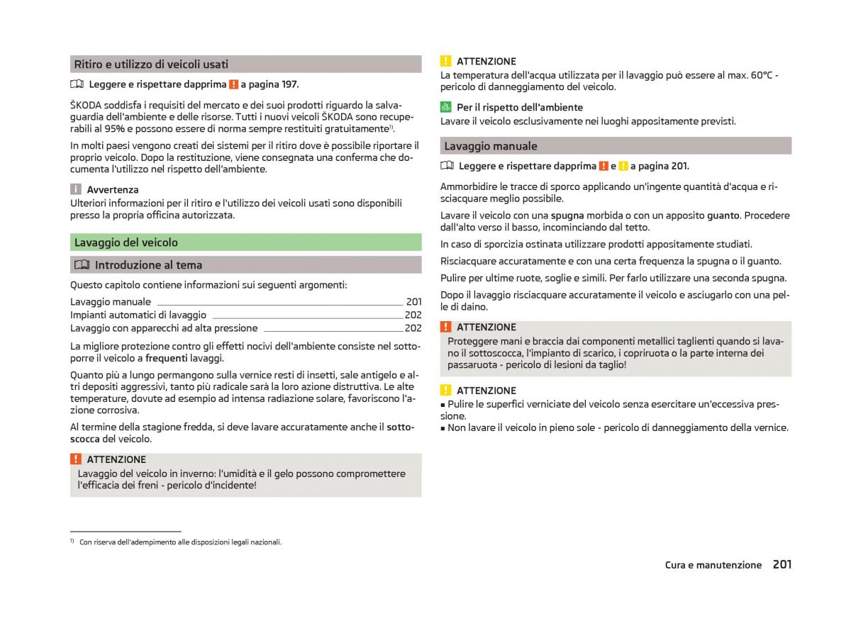 Skoda Superb III 3 manuale del proprietario / page 204