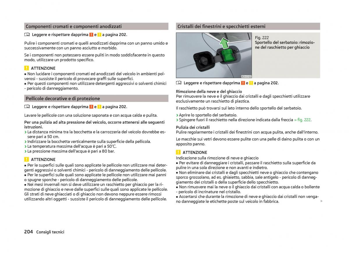 Skoda Superb III 3 manuale del proprietario / page 207