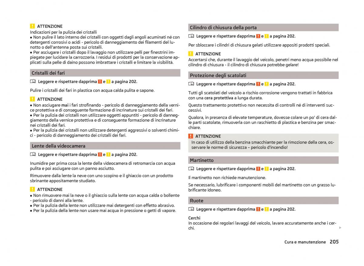 Skoda Superb III 3 manuale del proprietario / page 208