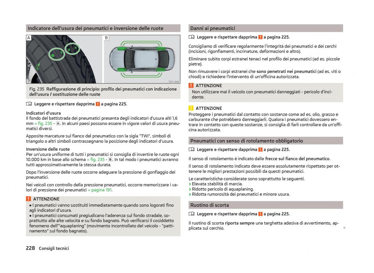 Skoda Superb III 3 manuale del proprietario / page 231