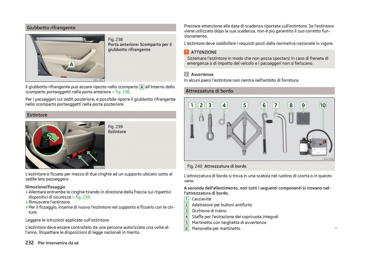 Skoda Superb III 3 manuale del proprietario / page 235