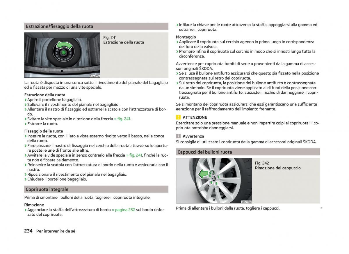 Skoda Superb III 3 manuale del proprietario / page 237