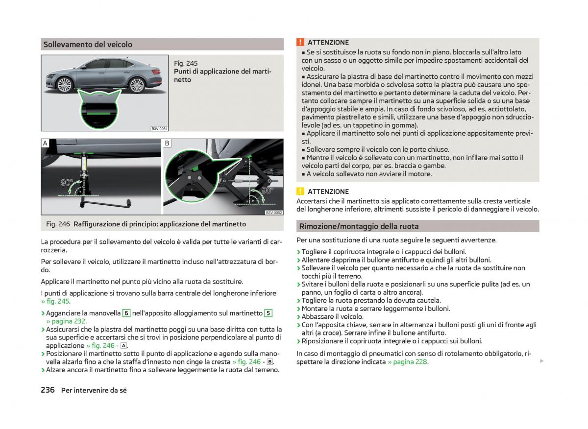 Skoda Superb III 3 manuale del proprietario / page 239